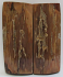 MAMMOTH IVORY SCALES 2-3/4 x 1-1/16 to 1-1/8 x 3/16