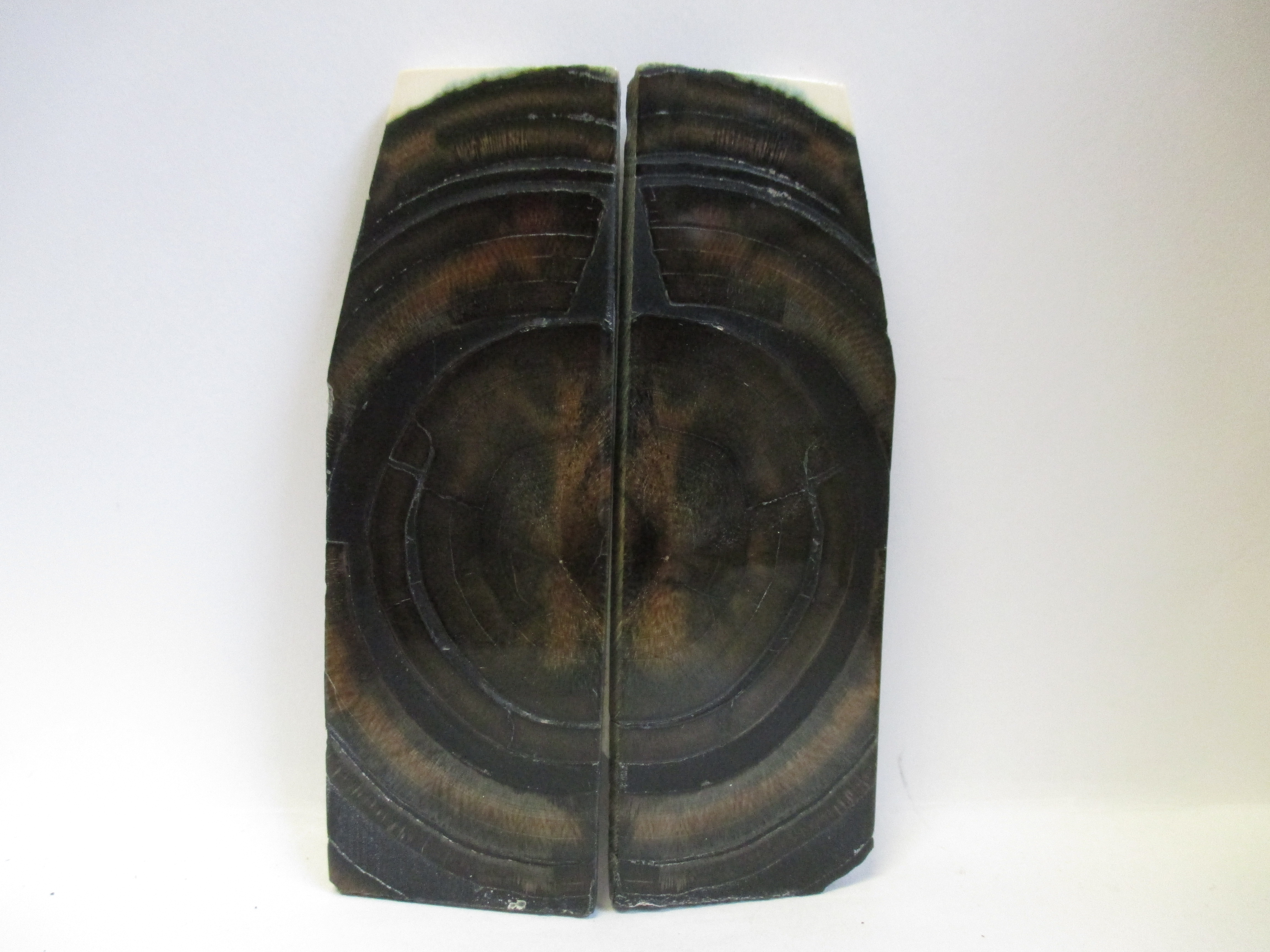 END GRAIN CUT MAMMOTH IVORY             3-1/4 X 15/16 to 1-1/16 X 1/8