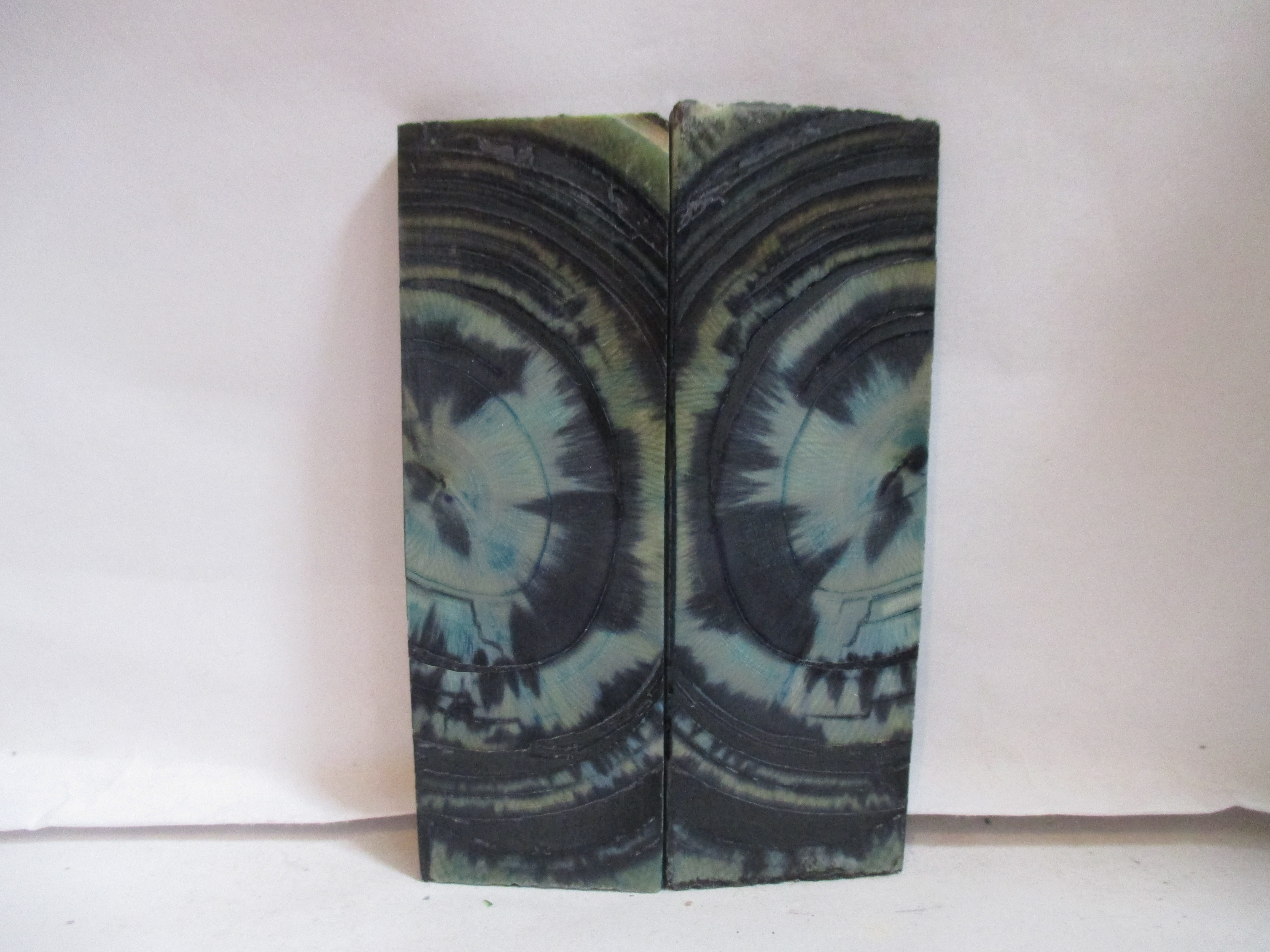 END GRAIN CUT MAMMOTH IVORY                  3-1/8 X 1 X 1/16