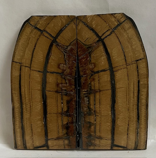 END GRAIN CUT MAMMOTH IVORY             3-1/4 X 1-1/4 to 1-5/8 X 1/16