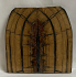 END GRAIN CUT MAMMOTH IVORY             3-1/4 X 1-1/4 to 1-5/8 X 1/16