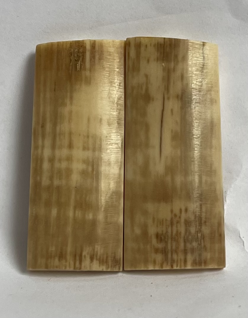  MAMMOTH IVORY SCALES           1-7/8 X  3/4 X 1/8