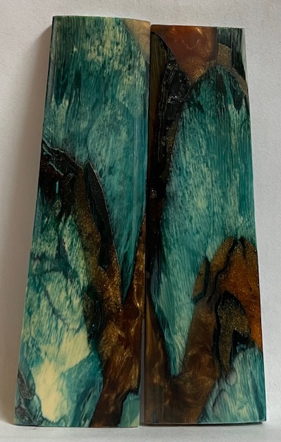 Parallel cut mammoth scales       3-7/8 X 1 X 1/8 
