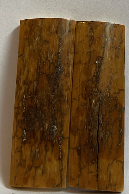  MAMMOTH IVORY SCALES        2-7/16 X 3/4 X 5/32