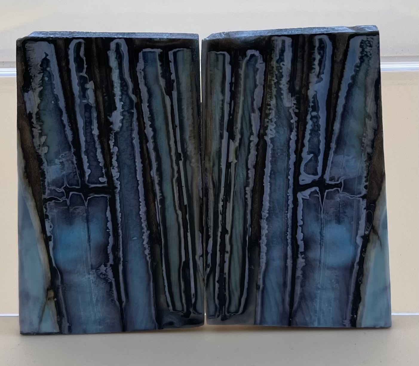 Parallel cut mammoth scales         2-7/16 X 1-5/16 X 1/8