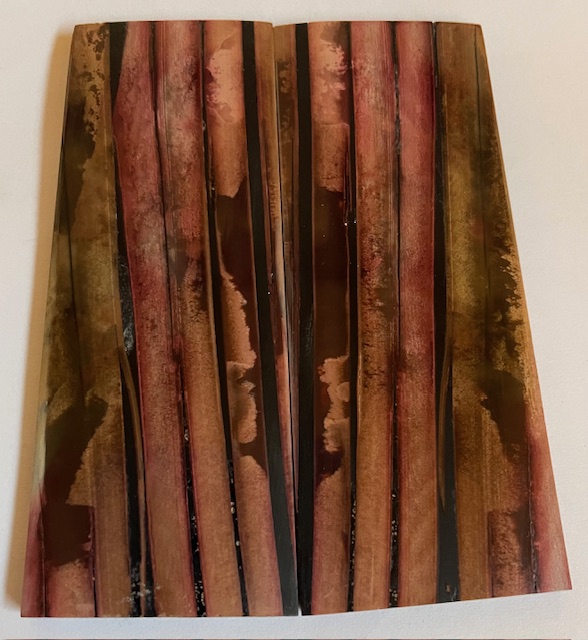 Parallel cut mammoth scales         4-5/16 X 1-5/8 X 3/16