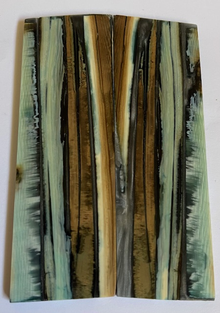 Parallel cut mammoth scales        3-7/8 X 1-1/4 X 1/8