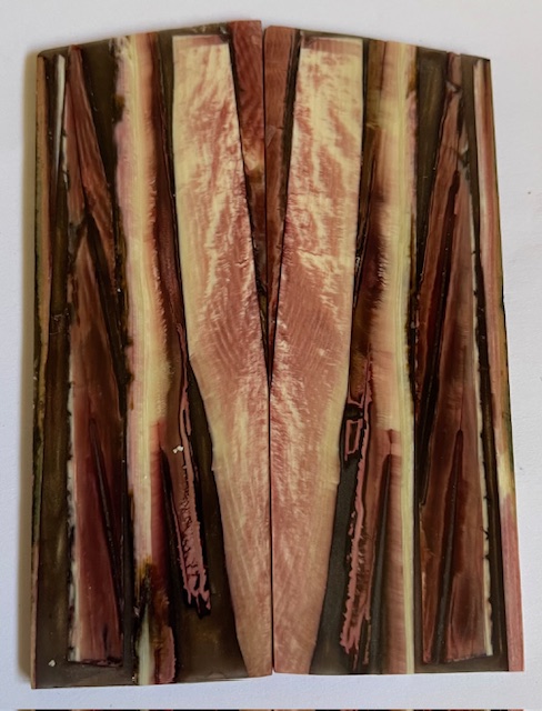 Parallel cut mammoth scales        3-3/4 tapers X 1-3/8 X 1/8