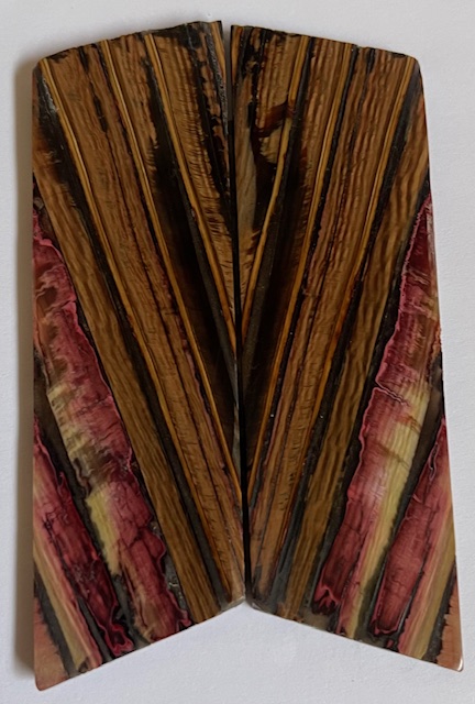 Parallel cut mammoth scales        3-3/16 X 1 X 1/8 