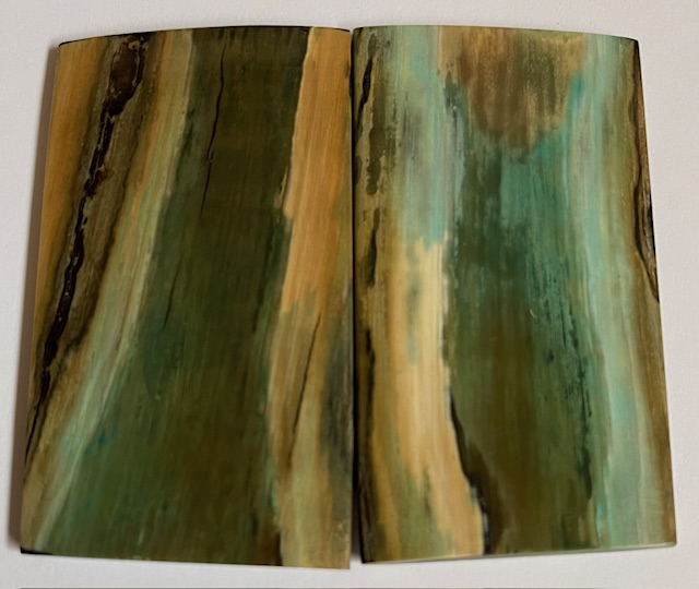 Parallel cut mammoth scales      2-3/4 X 1-9/16 X 1/8