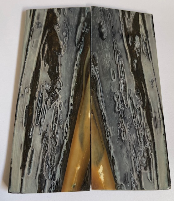 Parallel cut mammoth scales         4-1/2 X 1-5/8 X 1/8