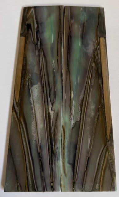 Parallel cut mammoth scales         4-3/4 X 1-1/8 X 1/8