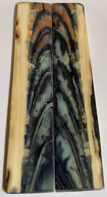 Parallel cut mammoth scales         5-1/16 X 1 X 1/8