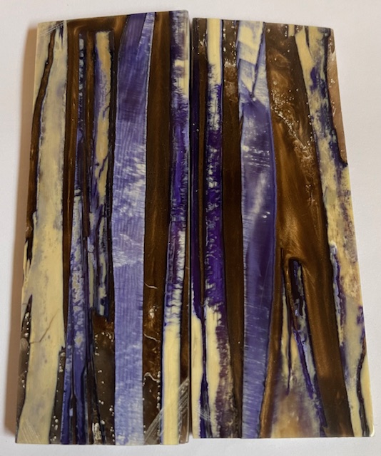 Parallel cut mammoth scales         4-1/4 X 1-9/16 X 5/32