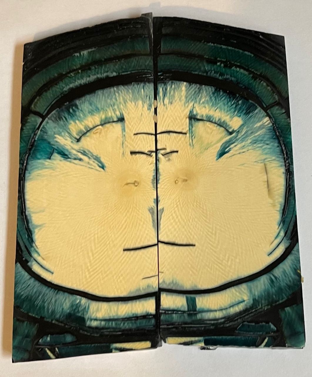 END GRAIN CUT MAMMOTH IVORY            4-1/2 tapers X 1-7/8 X 1/4