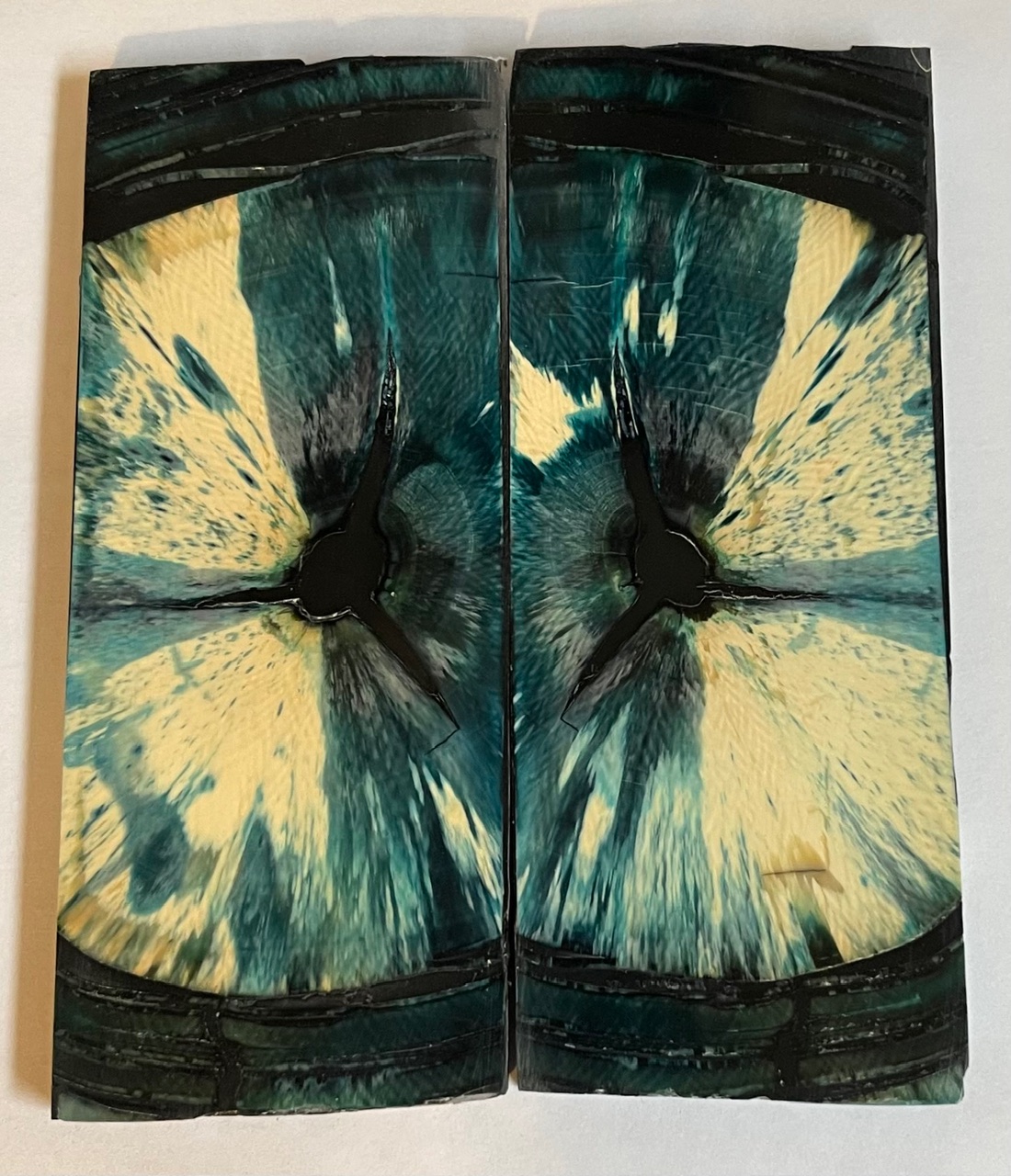 END GRAIN CUT MAMMOTH IVORY         4-3/4 X 1-15/16 X 1/4