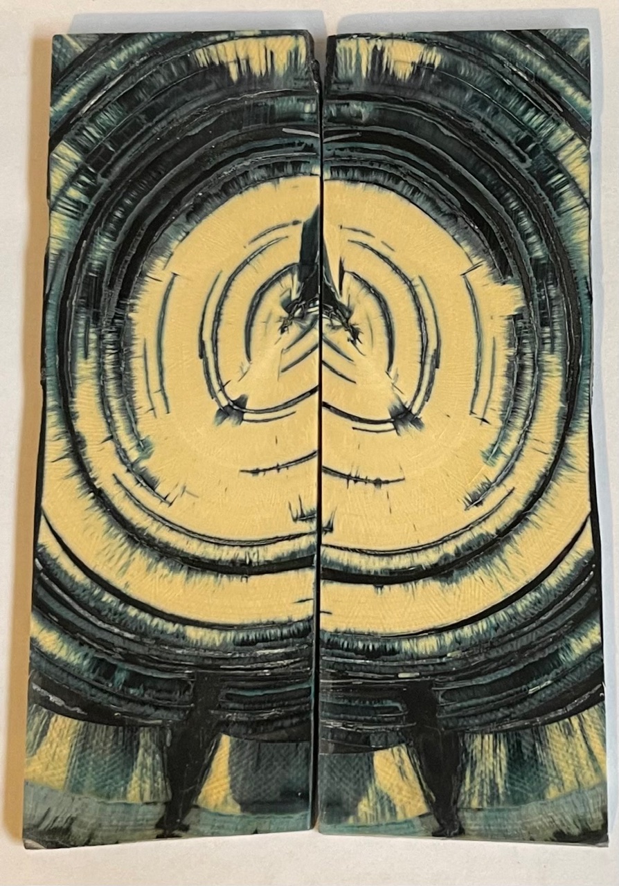 END GRAIN CUT MAMMOTH IVORY         5-7/16 X 1-3/4 X 7/32