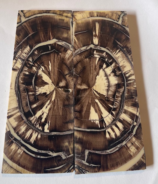 END GRAIN CUT MAMMOTH IVORY           5-9/16 X 2 X 1/4