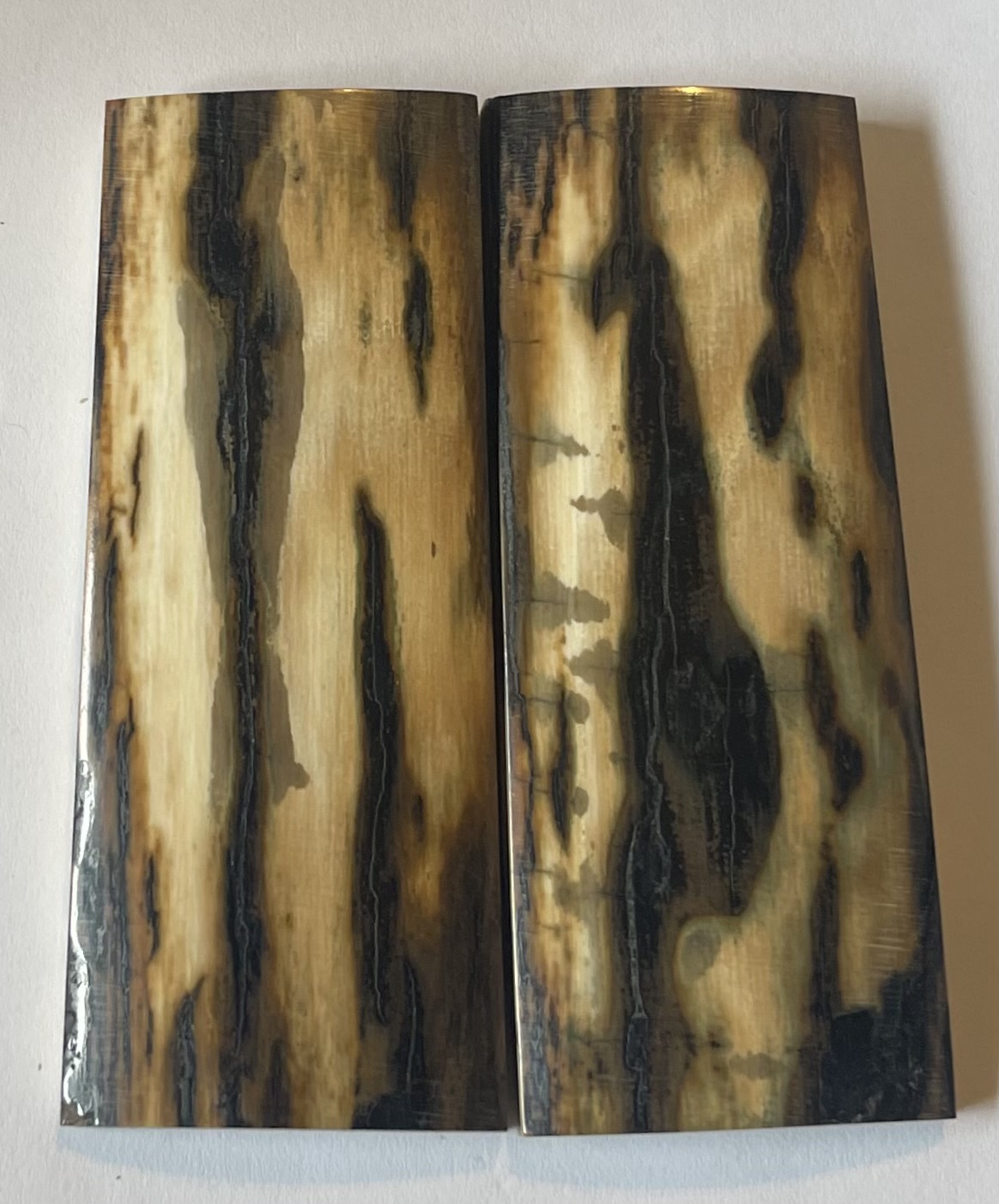  MAMMOTH IVORY SCALES             3-3/4 X 1-7/16 X 1/4