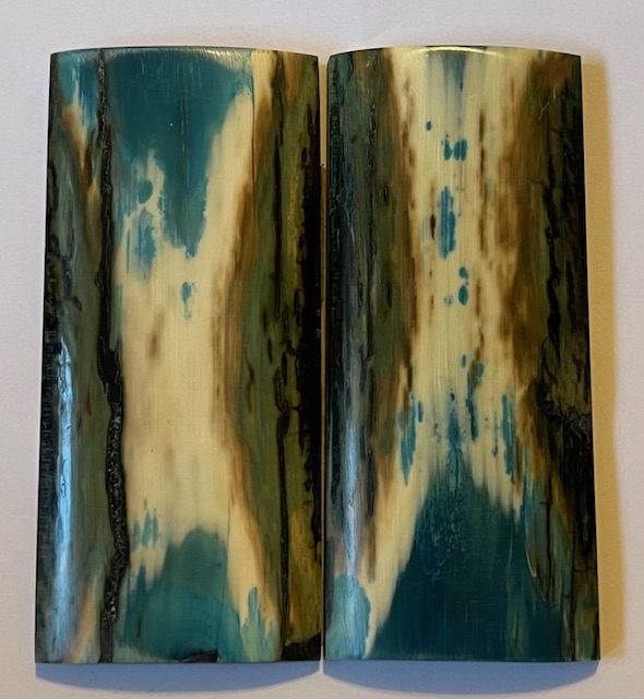  MAMMOTH IVORY SCALES            3-7/16 X 1-1/2 X 1/4