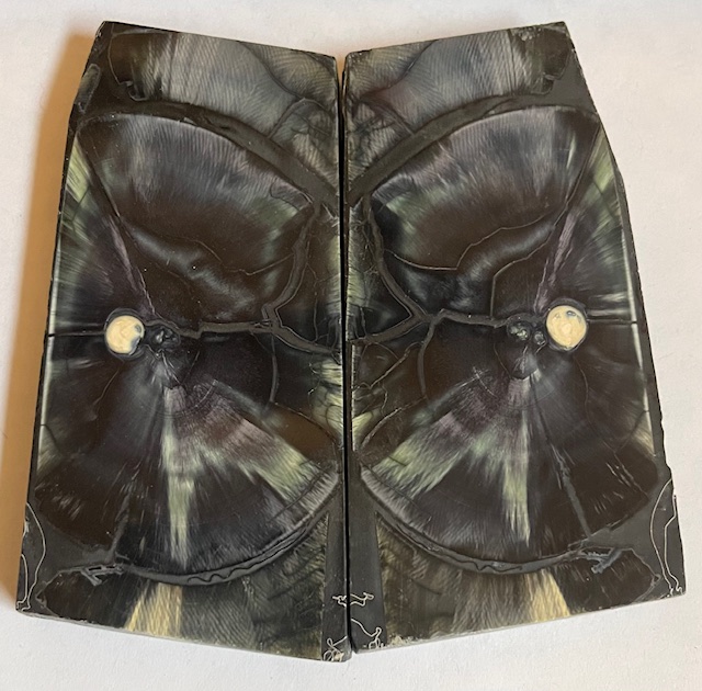 END GRAIN CUT MAMMOTH IVORY                2-11/16 X 1-9/16 X 1/4