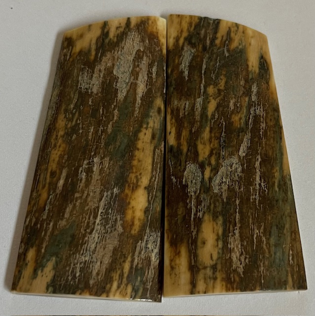  MAMMOTH IVORY SCALES            2-7/16 tapers X 1 X 1/8