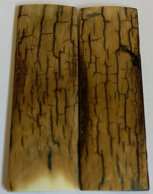  MAMMOTH IVORY SCALES             2-5/8 X 7/8 X 1/8