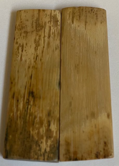  MAMMOTH IVORY SCALES           2-1/2 X 3/4 X 5/32