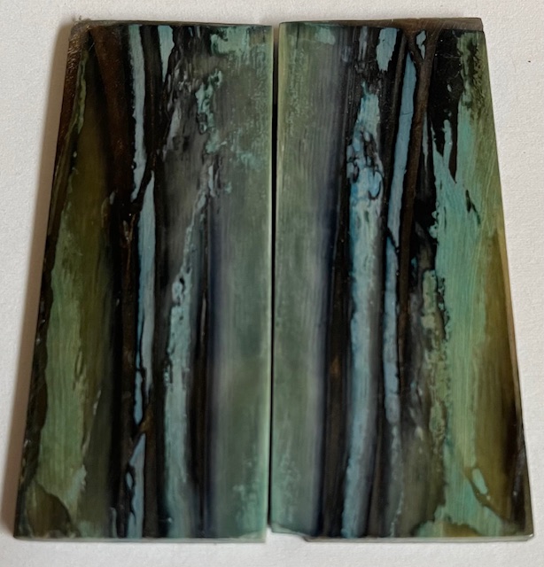 Parallel cut mammoth scales         2-9/16 X 1-1/16 X 1/8