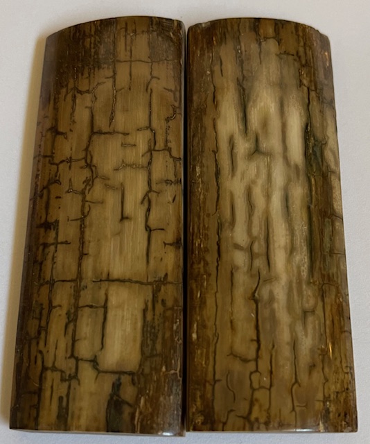  MAMMOTH IVORY SCALES             3-3/8 X 1-1/4 X 3/16