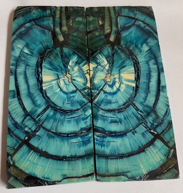 END GRAIN CUT MAMMOTH IVORY             4-7/8 X 2 X 1/4