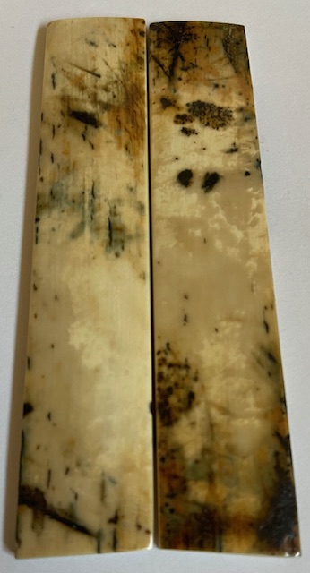  MAMMOTH IVORY SCALES          4 X 13/16 X 1/8
