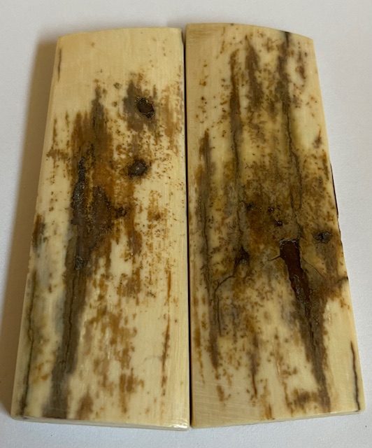  MAMMOTH IVORY SCALES            3-5/16 tapers X 1-1/4 X 1/4