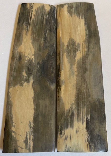  MAMMOTH IVORY SCALES         5-3/8 X 1-7/16 to 1-5/8 X 5/32