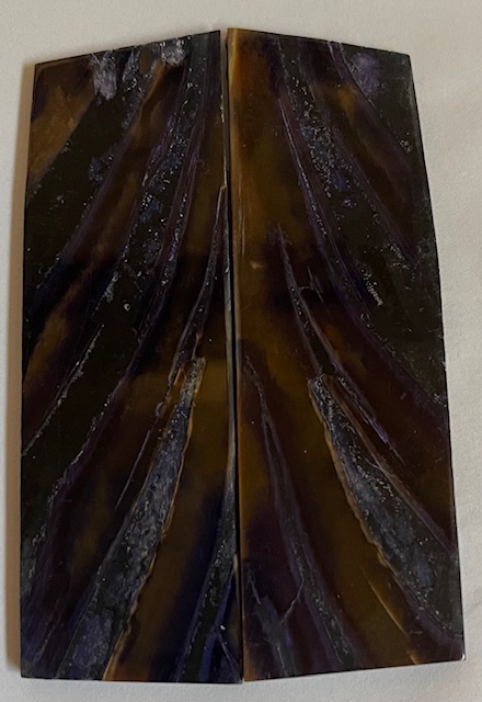 Parallel cut mammoth scales        3-13/16 X 1-3/16 X 1/8