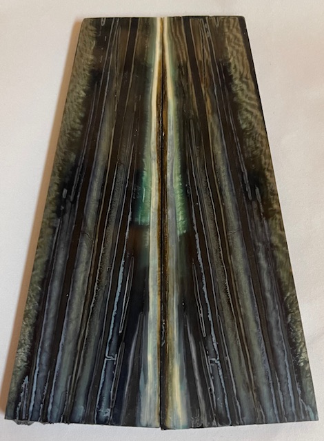 Parallel cut mammoth scales      5-5/16 X 1-3/16 to 1-7/16 X 1/8