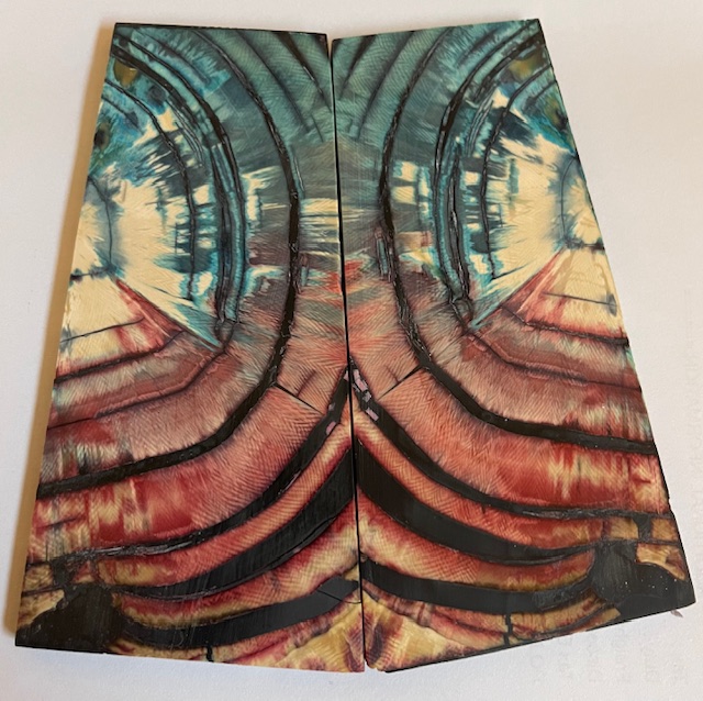 END GRAIN CUT MAMMOTH IVORY       4-5/16 X 1-1/2 to 1-11/16 X 3/16       