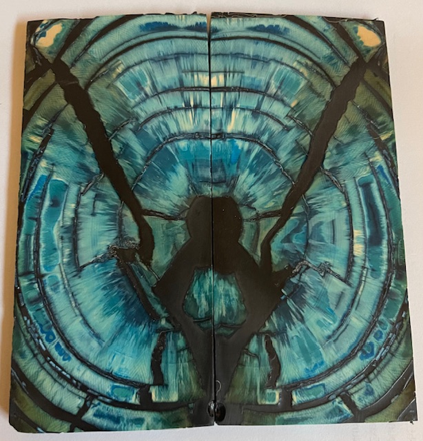 END GRAIN CUT MAMMOTH IVORY       4-7/16 X 1-15/16 X 1/4