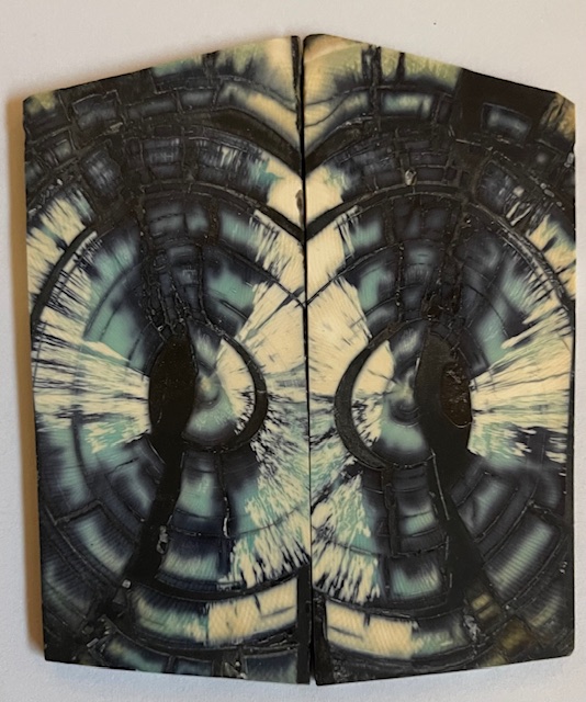 END GRAIN CUT MAMMOTH IVORY 3 tapers X 1-3/16 to 1-1/4 X 1/8