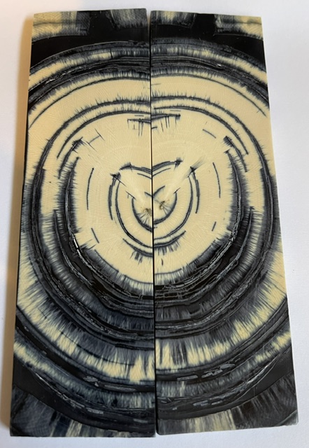 END GRAIN CUT MAMMOTH IVORY          5-3/8 X 1-1/2 X 3/16