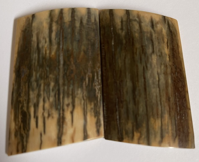  MAMMOTH IVORY SCALES            2-1/4 X 1-1/2 X 3/16