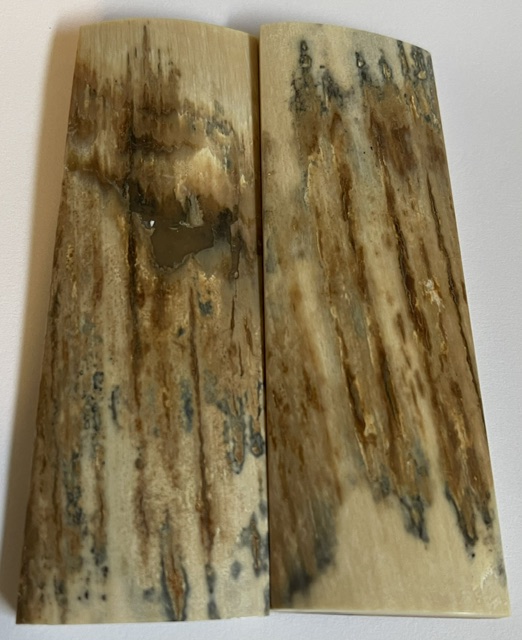  MAMMOTH IVORY SCALES            3-5/8 X 1-3/16 X 1/4