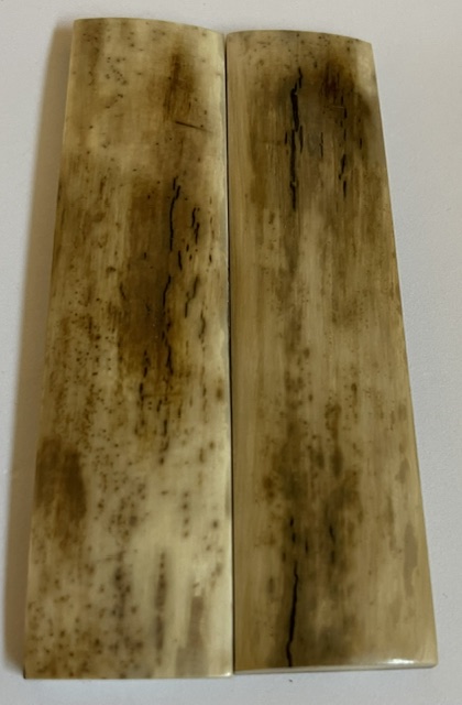  MAMMOTH IVORY SCALES             3-13/16 X 15/16 X 3/16