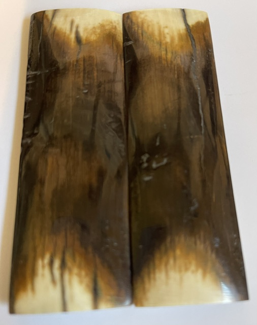  MAMMOTH IVORY SCALES          3-7/8 X 1-3/16 X 1/4