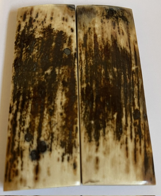  MAMMOTH IVORY SCALES          3-3/8 X 1-3/16 X 1/4